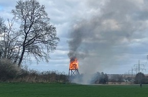 Polizeipräsidium Südosthessen: POL-OF: Vier brennende Hochsitze binnen weniger Tage: Polizei ermittelt wegen Brandstiftung und prüft Zusammenhang