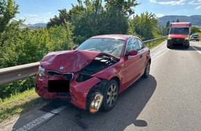 Polizeidirektion Landau: POL-PDLD: Verkehrsunfall mit Leichtverletzten