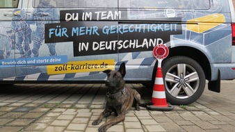 Hauptzollamt N&uuml;rnberg: HZA-N: Kira macht jetzt Karriere beim Zoll