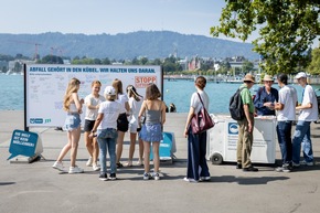Medienmitteilung: «Littering in Zürich: Bevölkerung und Politik spannen zusammen»