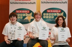 Mattel GmbH: Finale der 1. Deutschen Schülermeisterschaft "Deutschland sucht den Scrabble Star" in Hannover am 19. & 20. November