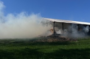 Kreisfeuerwehrverband Segeberg: FW-SE: Feuer in einem landwirtschaftlichen Betrieb