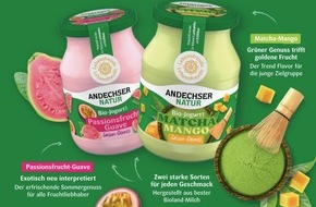 Andechser Molkerei Scheitz GmbH: Sommer im Glas: Limitierte Saison-Jogurts f&uuml;r &uuml;berraschende Genussmomente