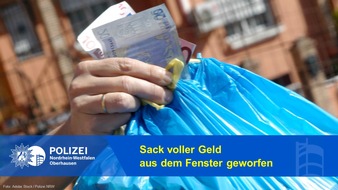 Polizeipräsidium Oberhausen: POL-OB: Seniorin wirft Erspartes aus dem Fenster - Telefonbetrüger nehmen Oberhausenerinnen ins Visier