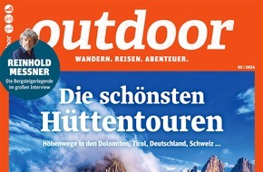 Motor Presse Stuttgart, OUTDOOR: Reinhold Messner im Gespräch mit outdoor: "An einer Kuchentheke komme ich nicht vorbei."