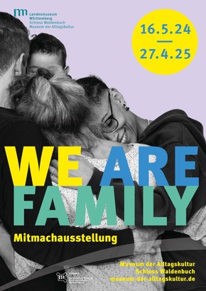 WE ARE FAMILY: Mitmachausstellung ab 16.5.2024 im Museum der Alltagskultur