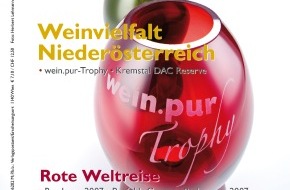 Oesterreichischer Agrarverlag: GENUSS.wein.pur 5/2010 ist da - Die wein.pur Trophy, die Schweiz und andere Wein-Highlights