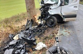 Polizeipräsidium Neubrandenburg: POL-NB: Verkehrsunfall mit einer schwerverletzten Person auf der B196 bei Lancken-Granitz