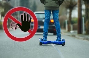 HUK-COBURG: Hoverboard: Spaß in engen Grenzen / Die Spaßmobile haben keine Straßenzulassung
