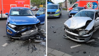 Polizeipr&auml;sidium Oberhausen: POL-OB: Zwei Totalsch&auml;den nach Frontalzusammensto&szlig;