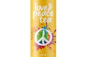 POP Beverage: Spread the love! Neuer Eistee Love & Peace Tea von Pop Beverage ab August im Vertrieb von Lekkerland