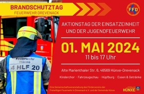 Freiwillige Feuerwehr Hünxe: FW Hünxe: Brandschutztag der Einheit Drevenack am 01. Mai 2024