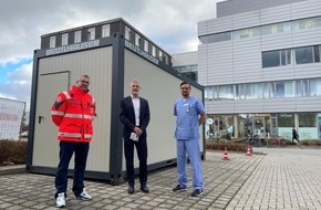 Klinikum Ingolstadt: Neues Schnelltest-Zentrum vor dem Klinikum öffnet am Freitag