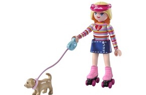 PLAYMOBIL: Playmobil und Mattel vereinen zwei Ikonen: Barbie® wird Teil der Playmobil-Welt / Erster Einblick zeigt Barbie auf Rollschuhen - vollständiger Produktlaunch im Sommer 2026