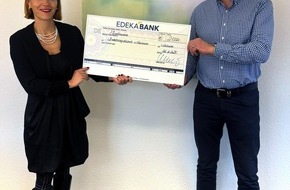 Edeka Südwest: Presse-Information: Edeka-Mitarbeitende unterstützen Karlsruher Kinderhospizdient