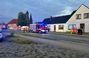 Kreisfeuerwehr Rotenburg (Wümme): FW-ROW: Gasaustritt in Einfamilienhaus