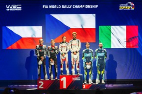 Rallye Zentraleuropa: Sieg und Platz drei in der WRC2 für die Škoda Fabia RS Rally2-Teams