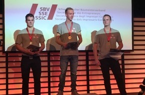 SBV Schweiz. Baumeisterverband: Schweizerischer Baumeisterverband: Kevin Hofer ist Schweizermeister 2016 der Maurer