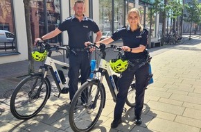 Polizeiinspektion Emsland/Grafschaft Bentheim: POL-EL: Meppen - Einsatz- und Streifendienst nun auch auf Fahrrädern unterwegs