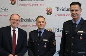 Polizeipräsidium Trier: POL-PPTR: Führungspositionen im Polizeipräsidium neu besetzt