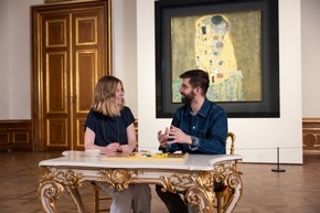 Vorgestellt im Belvedere Museum Wien - LEGO® Art Masterpiece: Gustav Klimt - Der Kuss