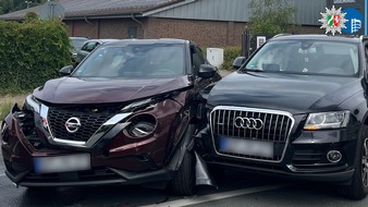 Polizeipräsidium Oberhausen: POL-OB: Zwei Verletzte bei Verkehrsunfall