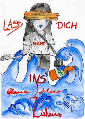 bunt statt blau: Schülerin aus Eberswalde gewinnt Plakatwettbewerb gegen Komasaufen in Brandenburg
