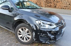Kreispolizeibehörde Herford: POL-HF: Verkehrsunfall mit Sachschaden- Fahrer ohne Führerschein unterwegs