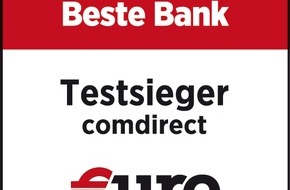 comdirect - eine Marke der Commerzbank AG: EURuro-Magazin kürt comdirect zum dritten Mal in Folge zur "Besten Bank" Deutschlands