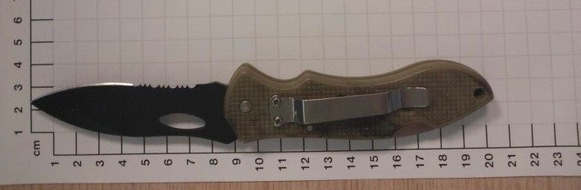 Bundespolizeidirektion Sankt Augustin: BPOL NRW: Bundespolizei stellt Einhandmesser am Duisburger Hauptbahnhof sicher