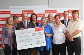 Santander Consumer Bank AG: Santander spendet 140 000 Euro für wohltätige Zwecke