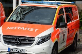 Polizei Mettmann: POL-ME: Schwer verletzt durch Riss der Fahrradkette - Ratingen - 2109016