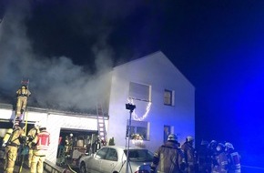 Polizei Aachen: POL-AC: Brand in Gartenpavillon greift um sich