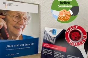 Kreispolizeibehörde Unna: POL-UN: Kreis Unna - Echte Ehrenamtler gegen falsche Polizeibeamte - Informationen sollen Seniorinnen und Senioren schützen