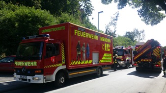 FW Menden: ABC-Einsatz für die Feuerwehr Menden - Behälter mit Schwefelsäure umgestürzt