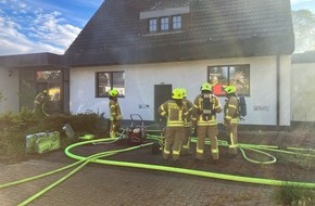 Feuerwehr Ratingen: FW Ratingen: Brand in leerstehenden Gebäude