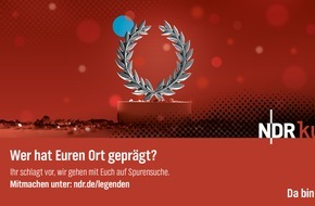 NDR Norddeutscher Rundfunk: Mitmach-Aktion: NDR Kultur sucht "Legenden von nebenan"