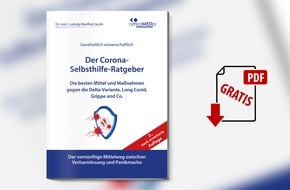 Dr. Jacobs Institut: Der Corona-Selbsthilfe-Ratgeber jetzt in 2., stark erweiterter Auflage / Was hilft wirklich gegen die Delta-Variante und Long Covid? Vitamin D und Co. auf dem Prüfstand