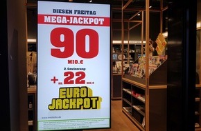 Eurojackpot: Tipper aus Bayern, Hessen und Ungarn teilen sich die 90 Millionen

Megajackpot geknackt: Insgesamt 11 neue Multimillionäre bei der Lotterie Eurojackpot