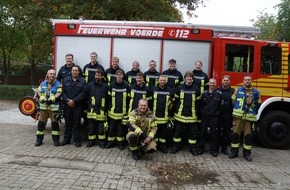 Feuerwehr Voerde: FW Voerde: Herzlichen Glückwunsch zur bestandenen Prüfung