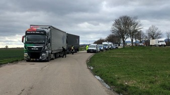 Polizeidirektion Landau: POL-PDLD: Schwerlastverkehrskontrolle Hochstadt (Pfalz): 11.03.2020