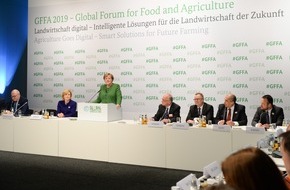 Messe Berlin GmbH: Grüne Woche 2019: 11. Global Forum for Food and Agriculture: Intelligente Lösungen für eine nachhaltige Landwirtschaft