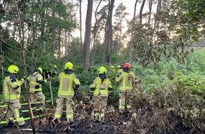 Freiwillige Feuerwehr Alpen: FW Alpen: Entstehungsbrand in der Böschung auf der A57