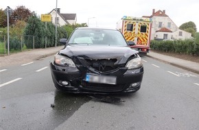 Kreispolizeibehörde Herford: POL-HF: Verkehrsunfall mit Personenschaden - Zusammenstoß beim Linksabbiegen