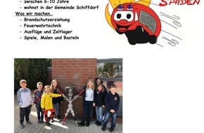 Freiwillige Feuerwehr Gemeinde Schiffdorf: FFW Schiffdorf: Kinderfeuerwehr Spaden sucht neue Mitglieder: Kinder zwischen sechs und zehn Jahren sind herzlich Willkommen