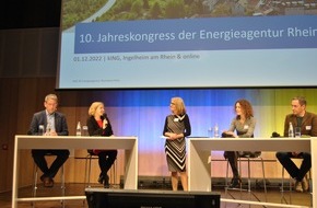 Energieagentur Rheinland-Pfalz GmbH: 10. Jahreskongress der Energieagentur RLP beschäftigt sich mit der Frage, wie die Klimaziele zu schaffen sind