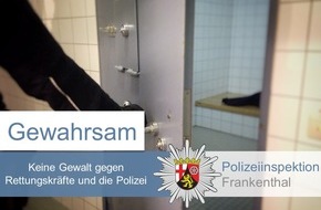 Polizeidirektion Ludwigshafen: POL-PDLU: Angriff auf Rettungsdienst und Polizeibeamte