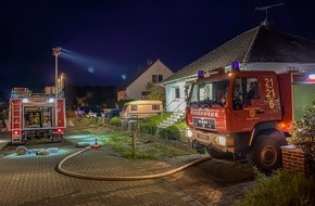 Feuerwehr Flotwedel: FW Flotwedel: Keller unter Wasser - Ortsfeuerwehr Langlingen schafft Abhilfe