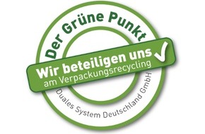 DSD - Duales System Holding GmbH & Co. KG: Durch das neue Online-Label vom Grünen Punkt profitieren / Hersteller und Onlinehändler zeigen ihren Kunden, dass sie ihre Pflichten erfüllen und Verantwortung übernehmen möchten