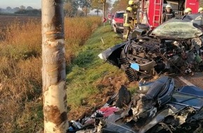 Polizeiinspektion Diepholz: POL-DH: --- Hüde - Tödlicher Verkehrsunfall ---